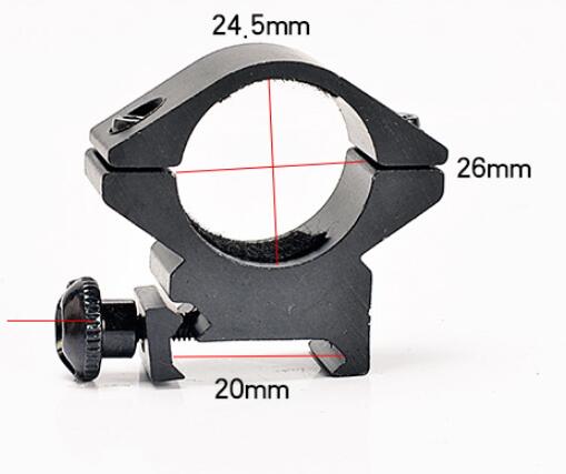 Full metal ring for gel blaster flashlight