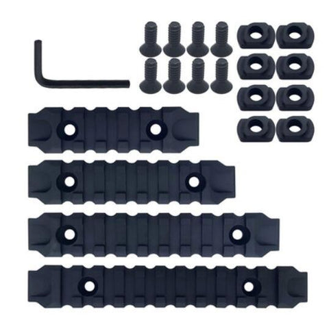 Full nylon picatinny rail set for M-LOK system handguard
