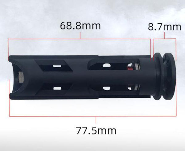 Full nylon metal teeth plunger for gel ball blaster upgrade