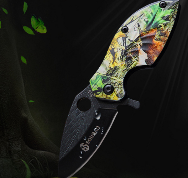 Tactical knife hunting knife leaf modle knife
