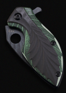 Tactical knife hunting knife leaf modle knife