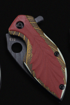 Tactical knife hunting knife leaf modle knife