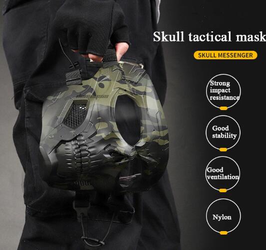 Tactical Masks Paintball gel blaster  Outdoor Shooting Skull Mask Full Face Safety Airsoft Paintball Tactical Masks