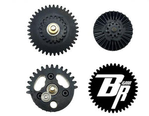 BIGRRR steel cut CNC Gear set with integrated bearings 13:1/16:1/18:1 gel blaster upgrade