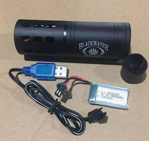 Full metal silencer flash hider electric fire flash gel blasters upgrade