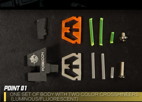 TM GLOCK 17/34 Cyclops sight fit Kublai P1 gel blaster