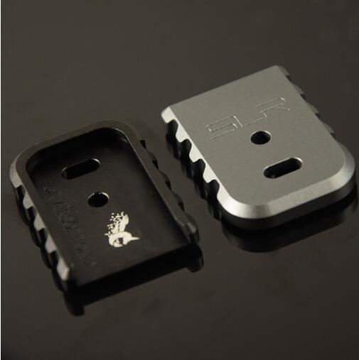 SLR Magazine base/cover/house CNC Alumium Alloy part fit G17/34 KUBLAI P1 Gel blaster