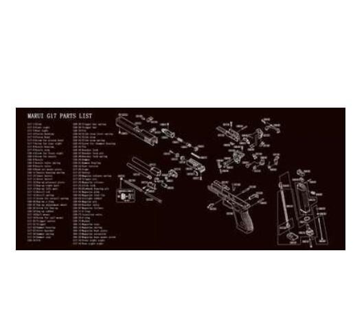 KUBLAI P1/G17/ fix repair tool/ Workbench /G17 disassemble draw mat
