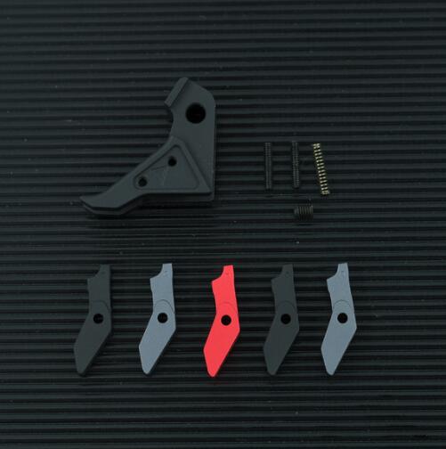 Glock Parts CNC Metal Agency Arms Trigger for Airsoft Gelsoft GBB Gel Blaster Kublai P1 P1S P3 Glock G17 G19