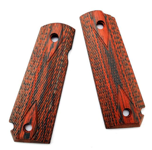 1911 GBB Gel Blaster Grips Real Wood Grips