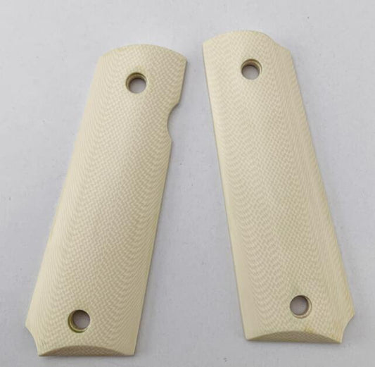 Custom Imitation ivory white Grips For 1911 GBB Gel Blaster