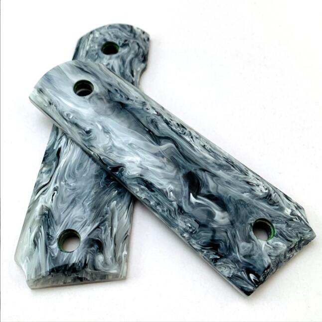 Custom MARBLE STYLE Grips For GBB 1911 Gel Blaster