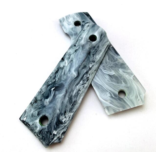 Custom MARBLE STYLE Grips For GBB 1911 Gel Blaster