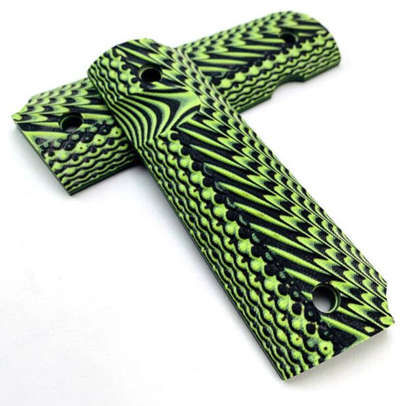 Custom Green Grips For 1911 GBB Gel Blaster
