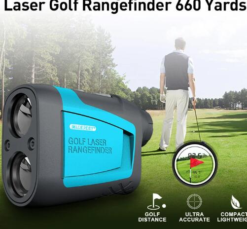 Mileseey PF210 600M Yd Golf Laser Rangefinder Mini Golf Rangefinder Sport Laser Measure Distance Meter Golf Rangefinder for Hunt