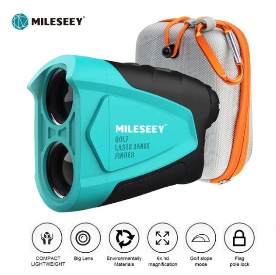 Mileseey PF210 600M Yd Golf Laser Rangefinder Mini Golf Rangefinder Sport Laser Measure Distance Meter Golf Rangefinder for Hunt