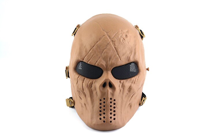 Tactical mask Full Face Skull Mask CS Equipment   for Masquerade Halloween Cosplay Gel blaster Mask