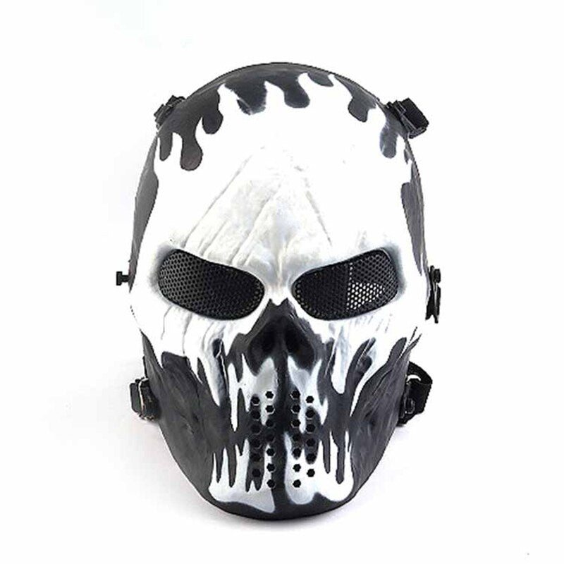 Tactical mask Full Face Skull Mask CS Equipment   for Masquerade Halloween Cosplay Gel blaster Mask