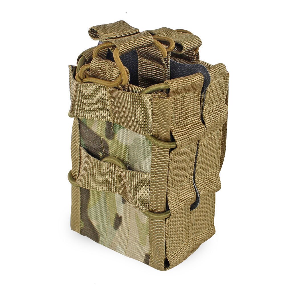 Molle System Double Magazine Pouch Tactical AK 7.62 M4 5.56 Rifle Hunting Accessories Paintball Airsoft Pouch Military Magazine