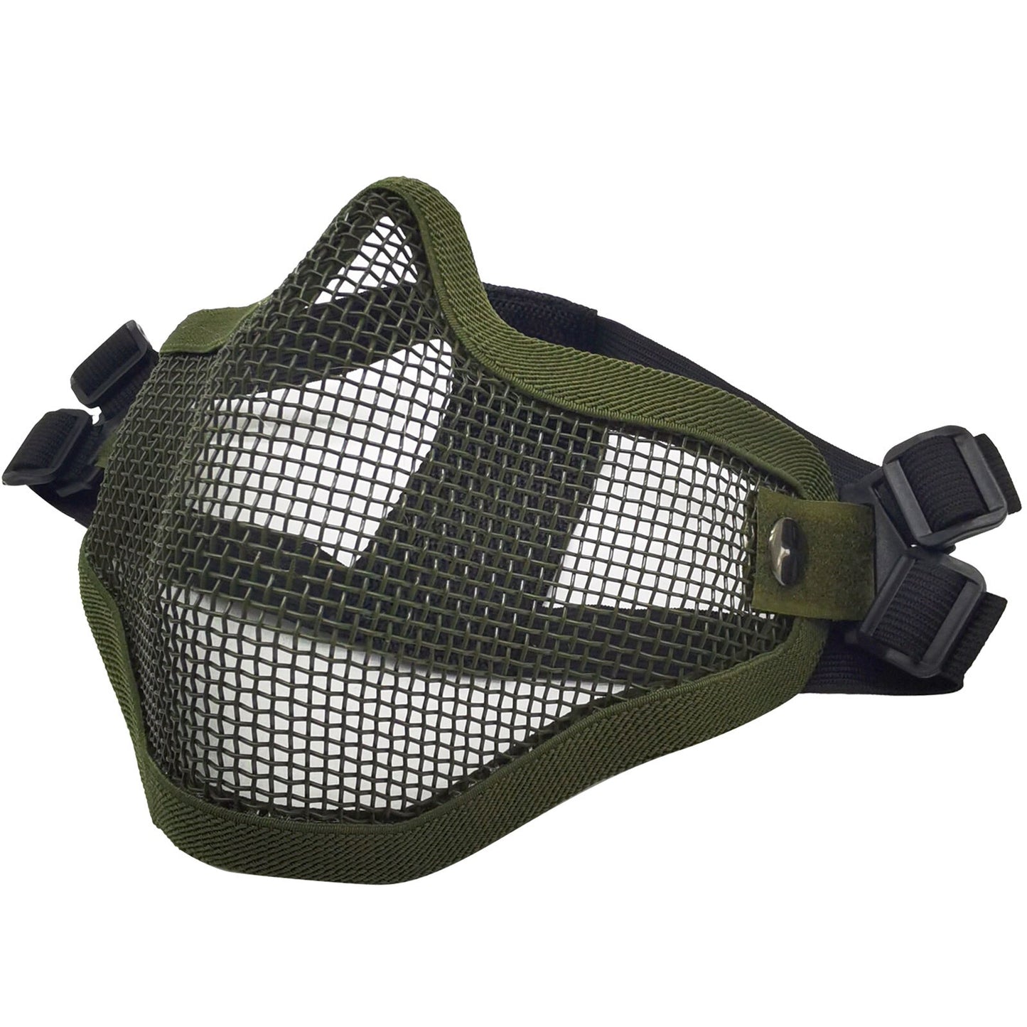 Tactical Mask Half Face Military Mask Metal Mesh Skull Protection Tactical  Gel blaster mask Military Mask Hunting Accessories