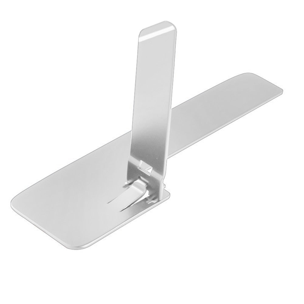 Ultra-thin Mini Metal Folding Mobile Phone Holder Stand for IPhone Samsung Xiaomi Invisible Portable Phone Kickstand Bracket