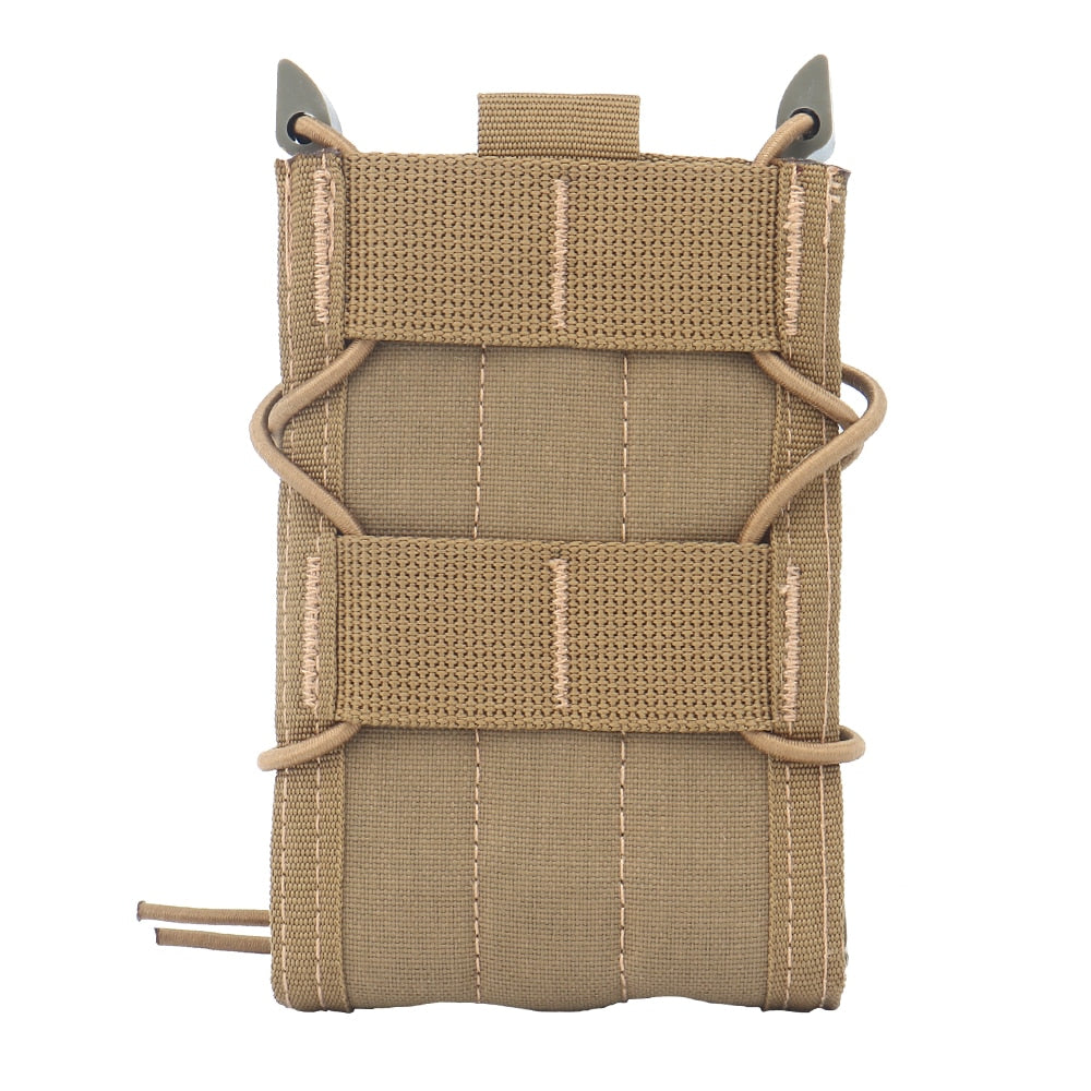 Tactical 5.56 Magazine Pouch Holster AK AR M4 AR15 Rifle Pistol Single Mag Bag Molle Hunting Shooting Military Airsoft Paintball