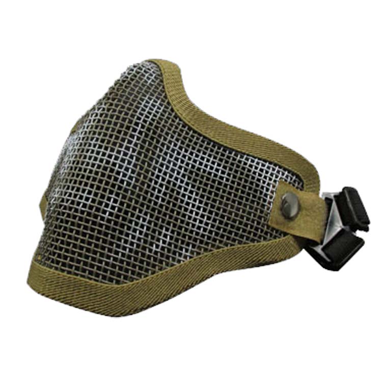 Tactical Mask Half Face Military Mask Metal Mesh Skull Protection Tactical  Gel blaster mask Military Mask Hunting Accessories