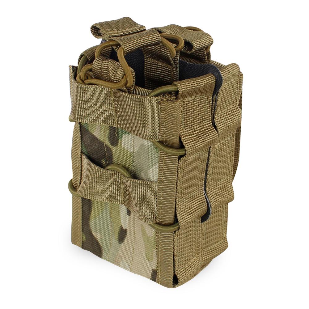 Molle System Double Magazine Pouch Tactical AK 7.62 M4 5.56 Rifle Hunting Accessories Paintball Airsoft Pouch Military Magazine