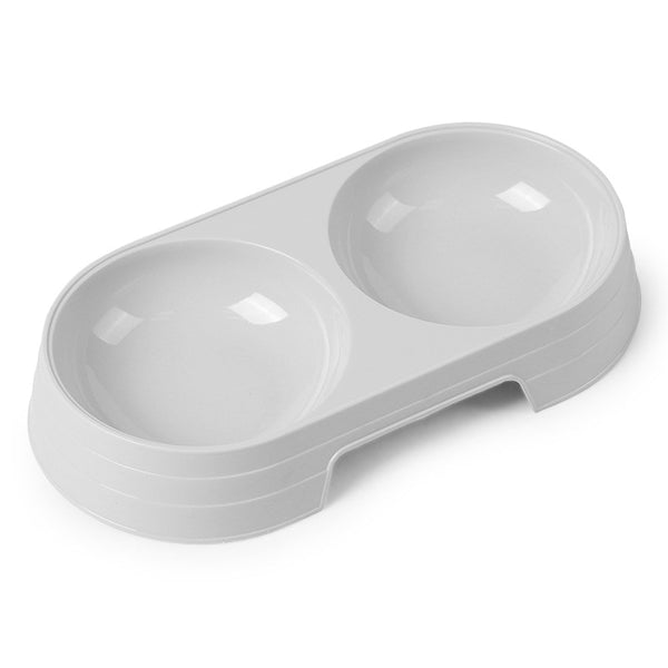 Cat Puppy Feeding Supplies Double Pet Bowls Dog Food Water Feeder Stainless Steel Pet Drinking Dish Feeder Small Dog Accessories