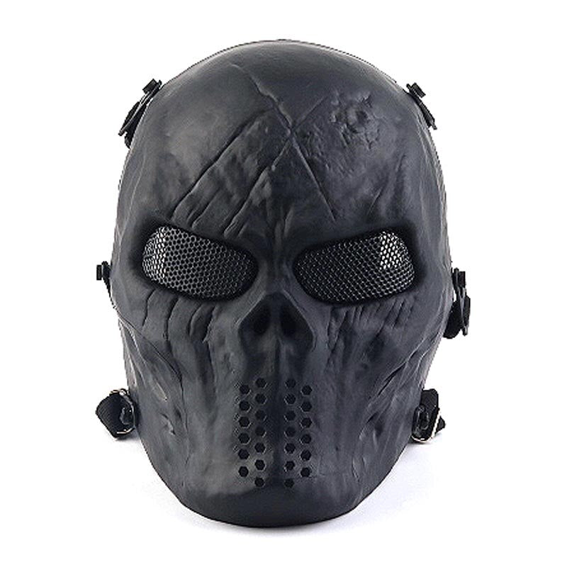 Tactical mask Full Face Skull Mask CS Equipment   for Masquerade Halloween Cosplay Gel blaster Mask