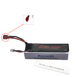 T-Plug 11.1v tactical battery for gen8_9 M4/ACR J10/ Vector v2 gel blaster