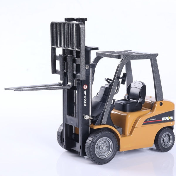 HUINA 1:50 Diecast Model Alloy simulation vehicle Car Die-Cast Dump Truck Bulldozer Wheel Loader Excavator kids toy collectables
