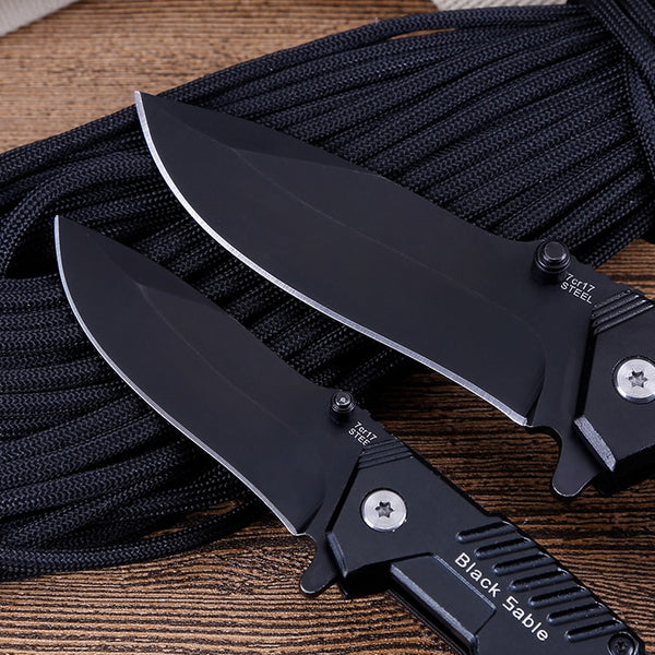 Folding Pocket Knife Outdoor Survival Tactical Knife Camping Hiking Hunting Knives for Self-defense EDC Tools