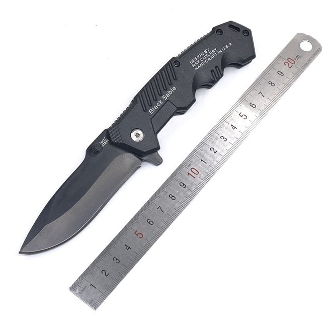 Folding Pocket Knife Outdoor Survival Tactical Knife Camping Hiking Hunting Knives for Self-defense EDC Tools