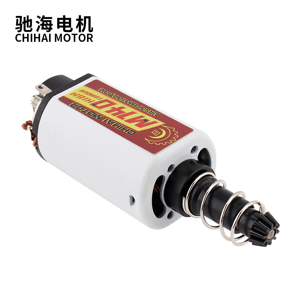 CHIHAI MOTOR M120/140/160 High Torque/ High Speed Motor AEG/ EBB Motor Long sharft for Airsoft M4/MP5 M16 G3 P90 AK