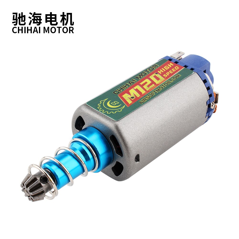 CHIHAI MOTOR M120/140/160 High Torque/ High Speed Motor AEG/ EBB Motor Long sharft for Airsoft M4/MP5 M16 G3 P90 AK