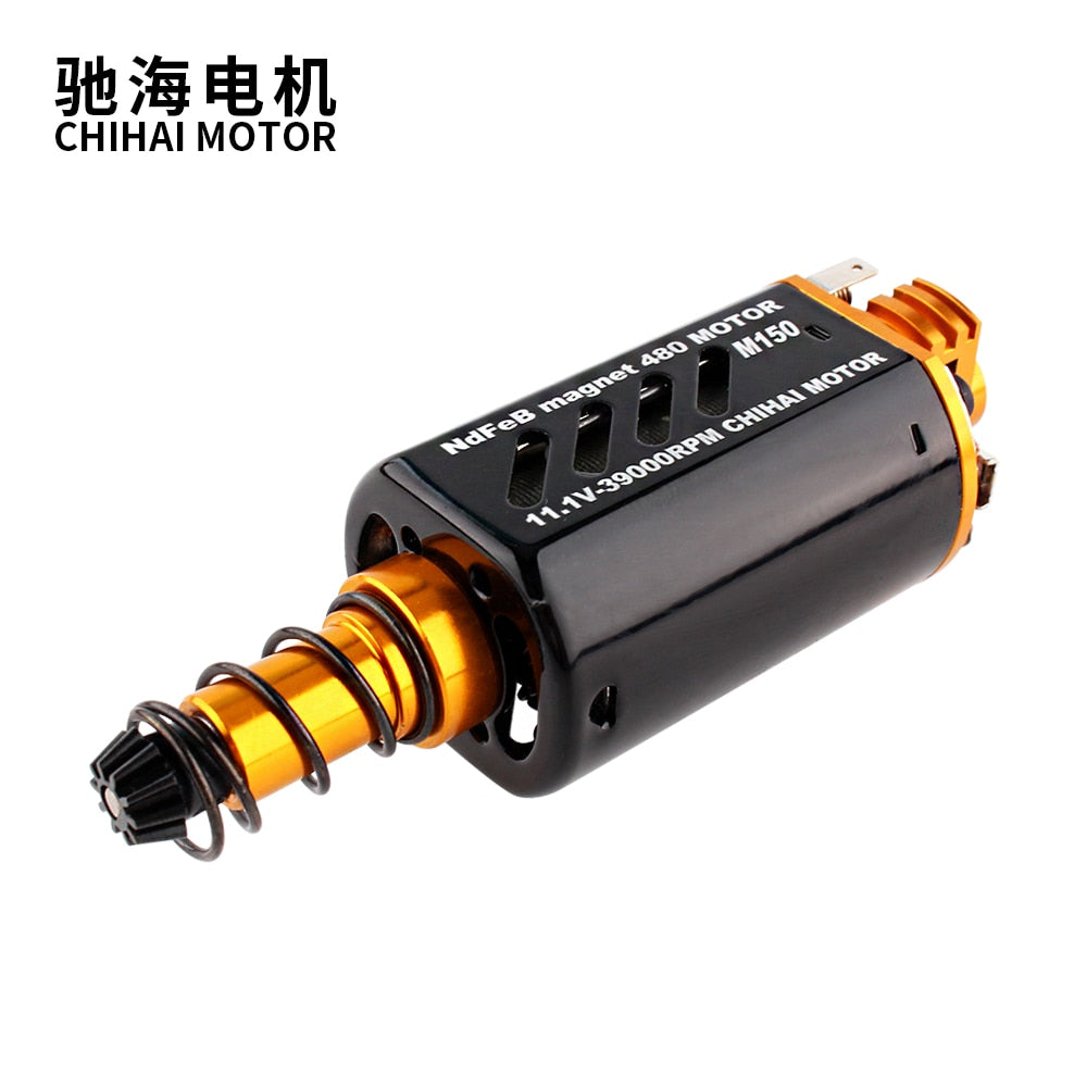 chihai motor 480 CNC M150 high speed AEG Motor Long sharft for M4A1-J9 ACR-J10 gel blaster