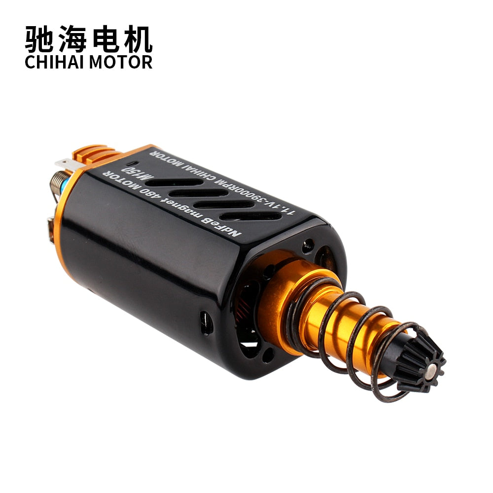 chihai motor 480 CNC M150 high speed AEG Motor Long sharft for M4A1-J9 ACR-J10 gel blaster