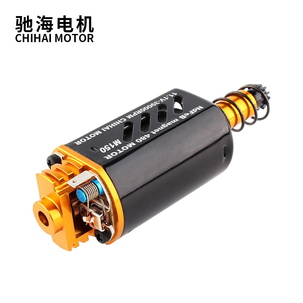 chihai motor 480 CNC M150 high speed AEG Motor Long sharft for M4A1-J9 ACR-J10 gel blaster