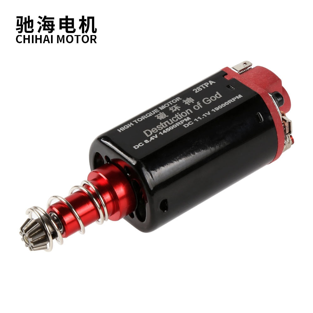 chihai motor 480 motor 19000 rpm Ver.2 Gearbox High Torque Long Shaft Motor for AEG Airsoft