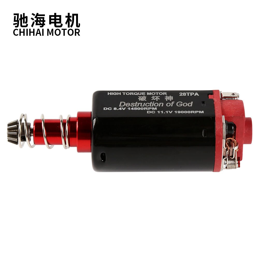 chihai motor 480 motor 19000 rpm Ver.2 Gearbox High Torque Long Shaft Motor for AEG Airsoft