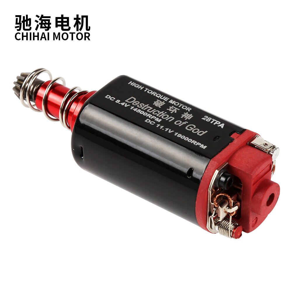 chihai motor 480 motor 19000 rpm Ver.2 Gearbox High Torque Long Shaft Motor for AEG Airsoft