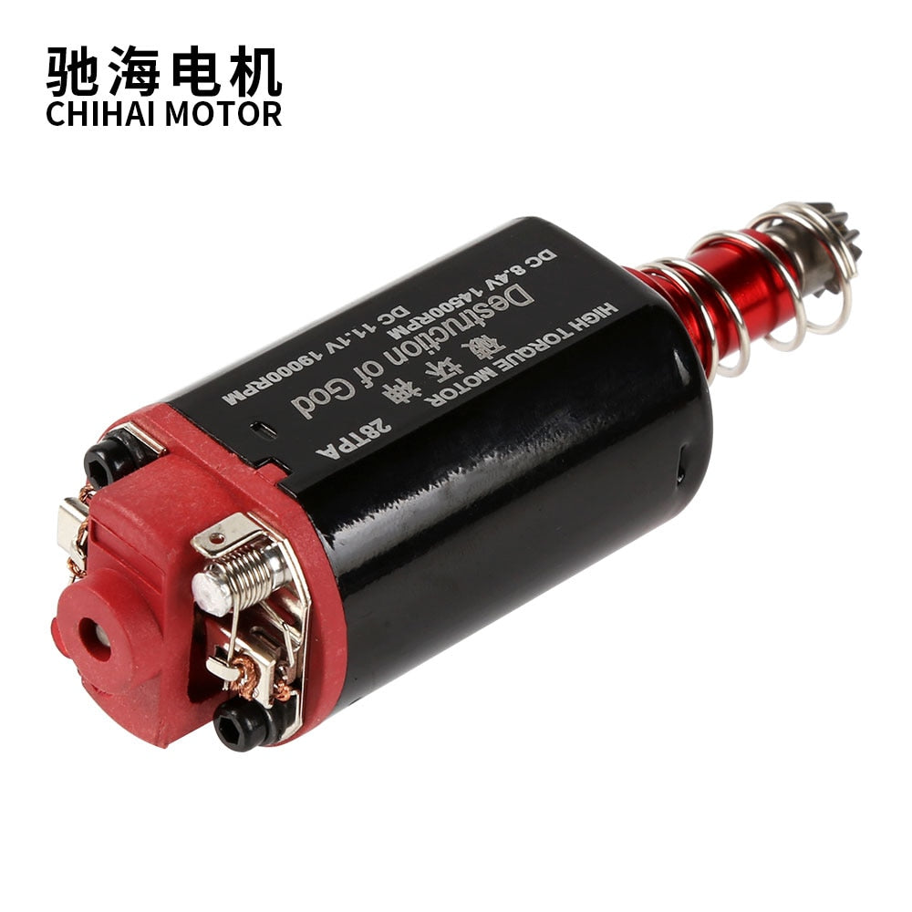 chihai motor 480 motor 19000 rpm Ver.2 Gearbox High Torque Long Shaft Motor for AEG Airsoft