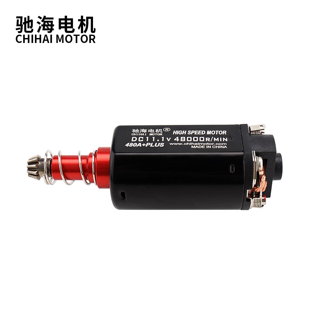 chihai motor 480 Long sharft  High Speed Custom Motor for well M4 V2 Gearbox Modification Upgrade 11.1v 48000 RPM