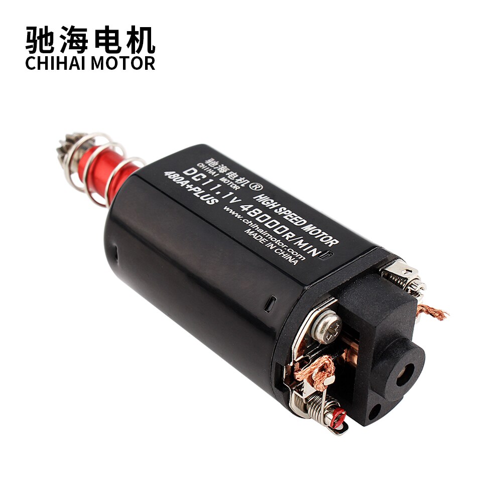 chihai motor 480 Long sharft  High Speed Custom Motor for well M4 V2 Gearbox Modification Upgrade 11.1v 48000 RPM