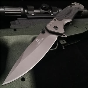 23CMFolding Knife  Pocket Knives G10 Handle Tactical Outdoor Survival Combat EDC Hunting Folding Knifes