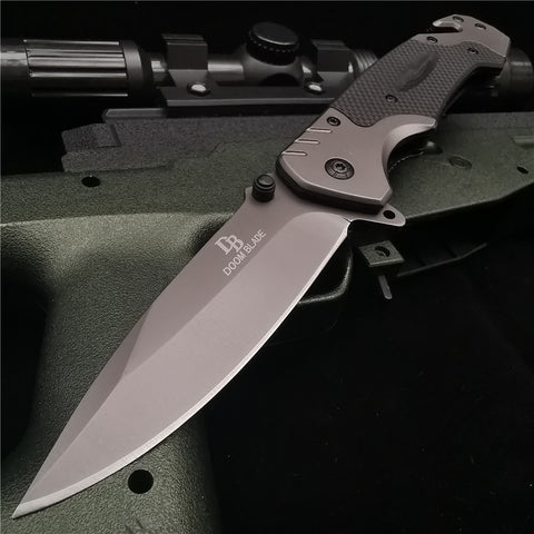 23CMFolding Knife  Pocket Knives G10 Handle Tactical Outdoor Survival Combat EDC Hunting Folding Knifes