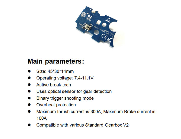 T238 Digital Trigger Unit V2-1.9 for AIRSOFT and Gel Blaster v2 Gearbox