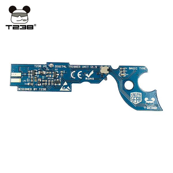 T238 Digital Trigger Unit V3-1.9 Programmable MOSFET for AIRSOFT and Gel Blaster Gearbox  with Overheat Protection &amp; Auto-loading