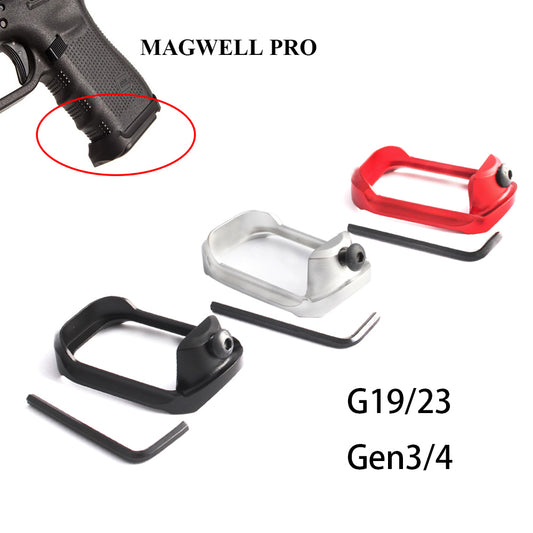 Glock PRO MAGWELL for GLOCK19 23 32 38 GEN 3 / 4  CNC Metal Hunting accessories